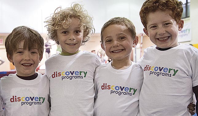 Gym for Boys - kids gym class at Discovery Programs