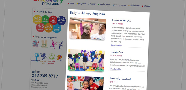 early childhood programs